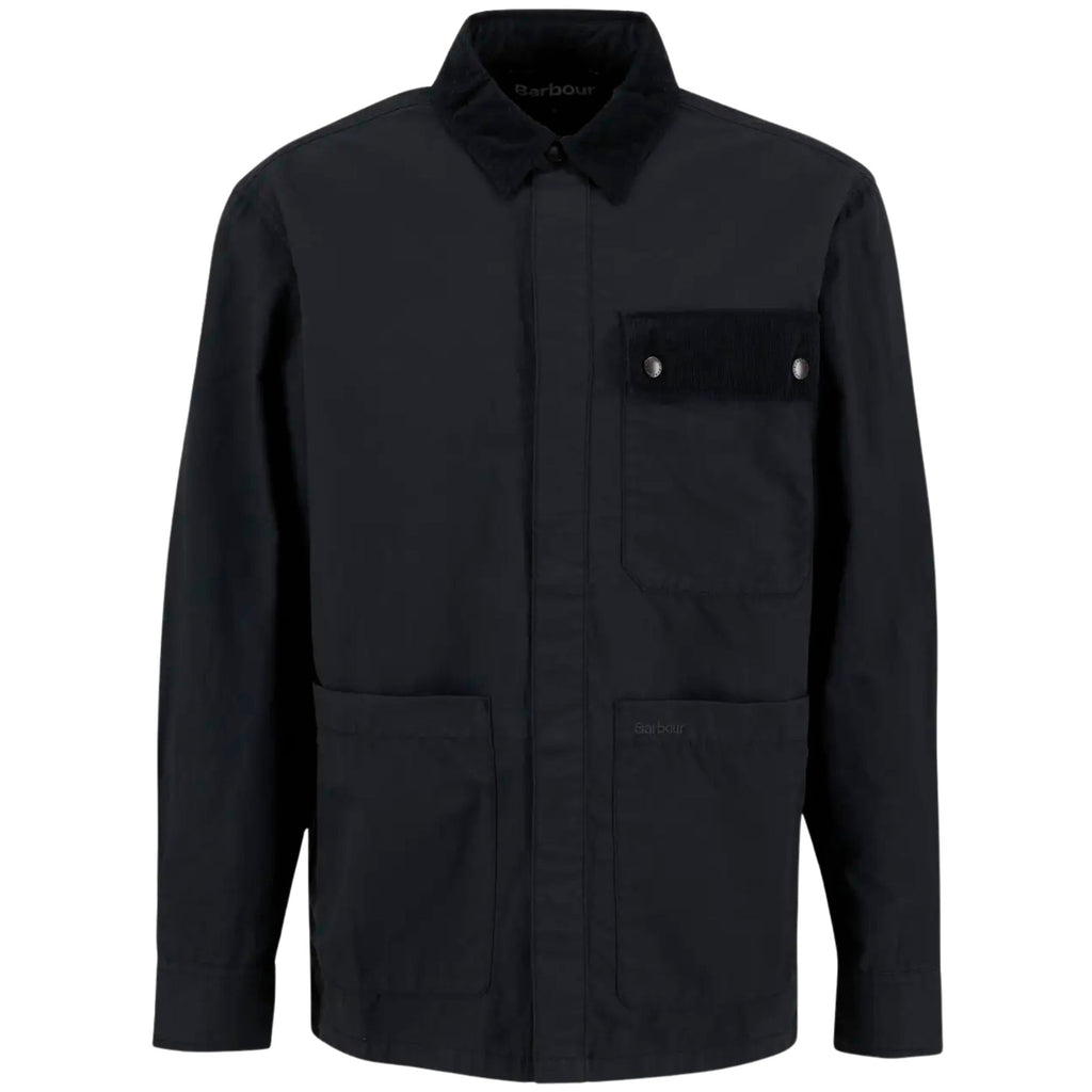 Barbour Silverbay Oversized Twill Overshirt - Black