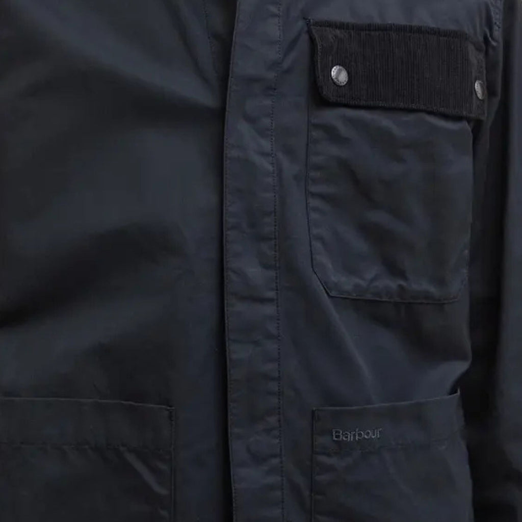 Barbour Silverbay Oversized Twill Overshirt - Black