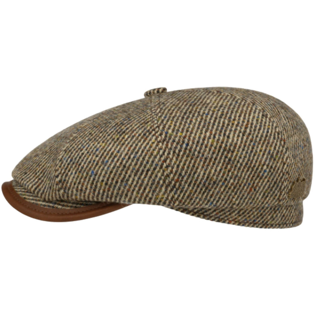 Hatteras Lifton Flat Cap - Brown
