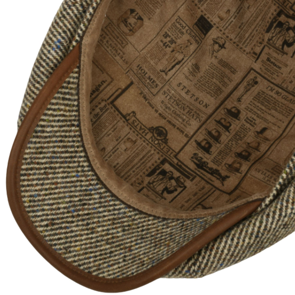 Hatteras Lifton Flat Cap - Brown