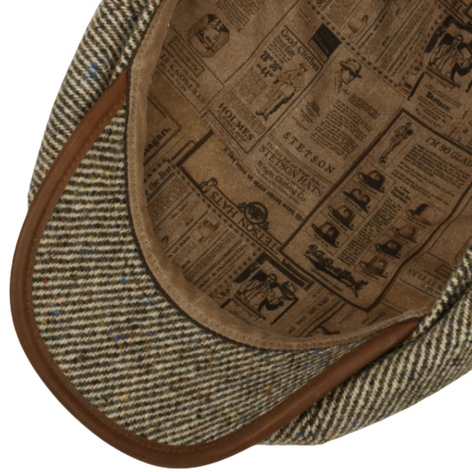 Hatteras Lifton Flat Cap - Brown