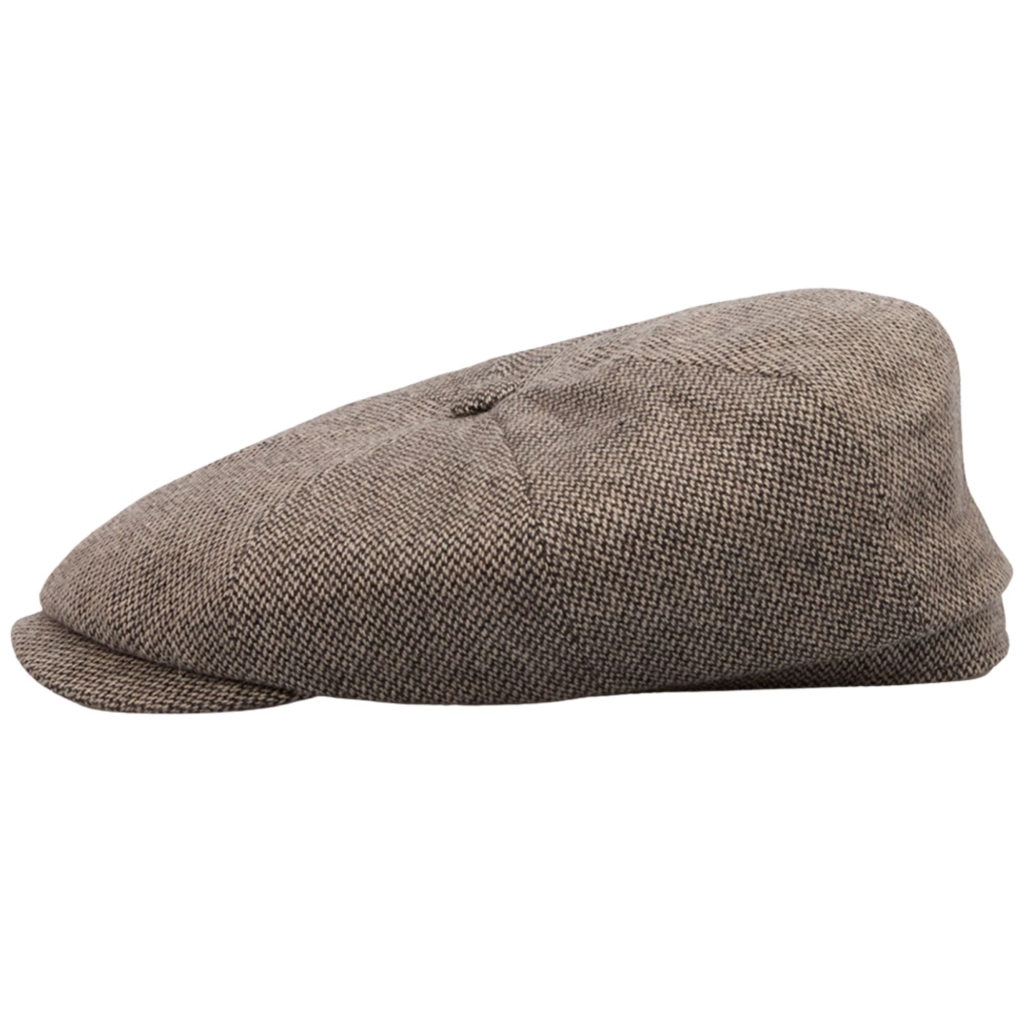 Hatteras Wool Flat Cap - Brown