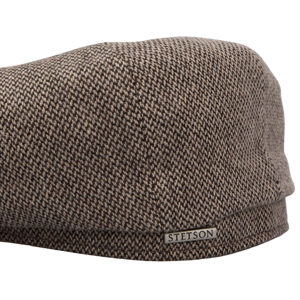 Hatteras Wool Flat Cap - Brown