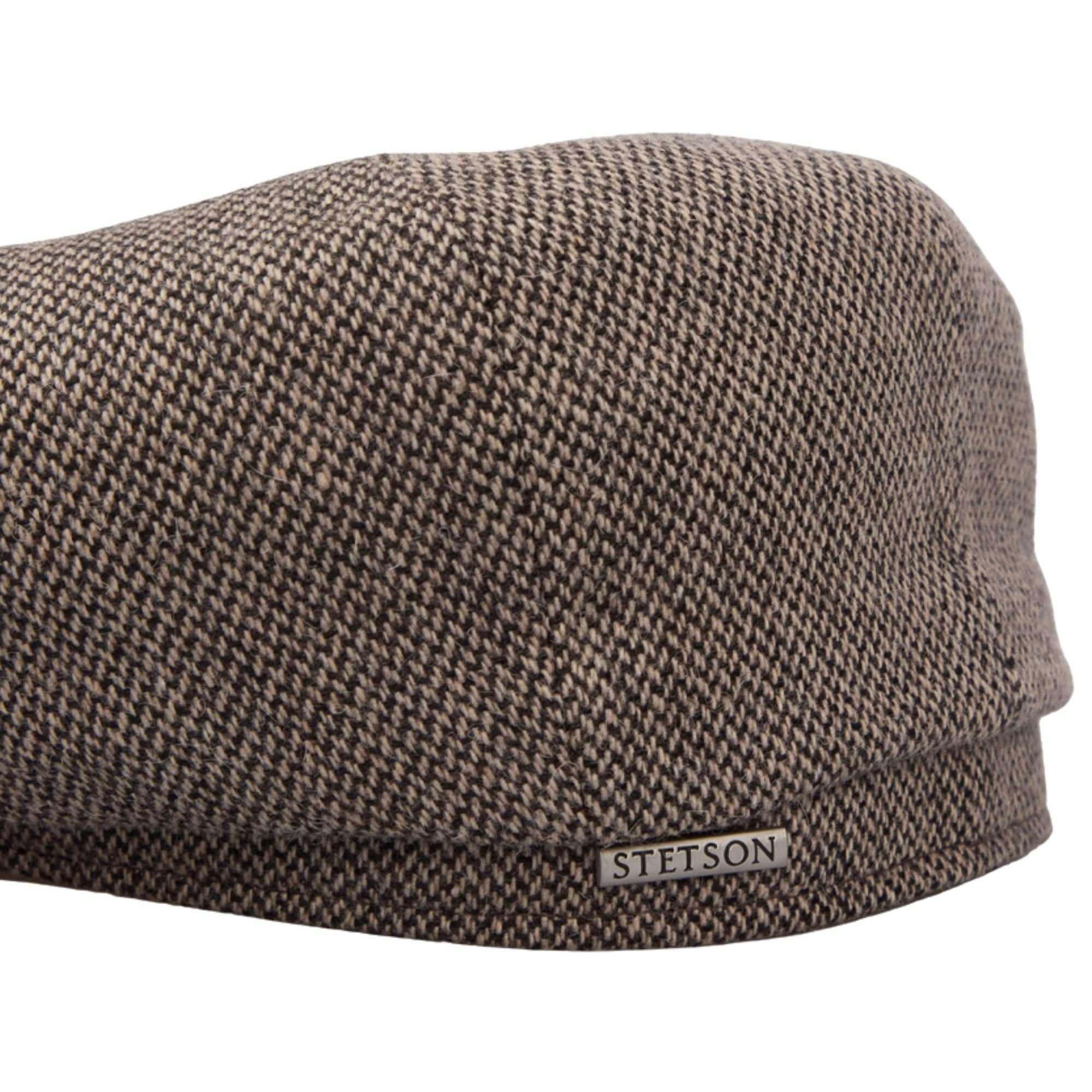 Hatteras Wool Flat Cap - Brown