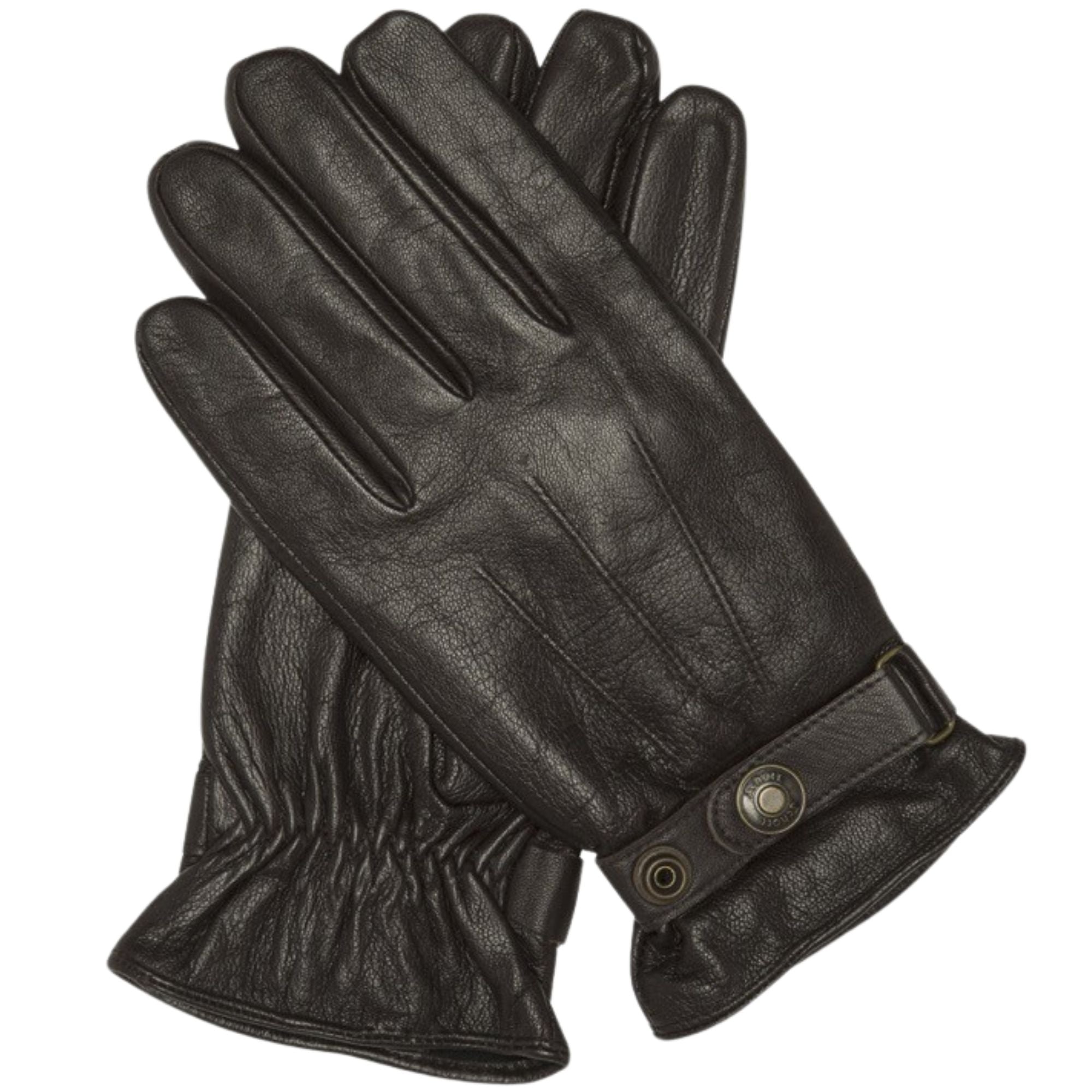 Leather Skin Gloves - Brown