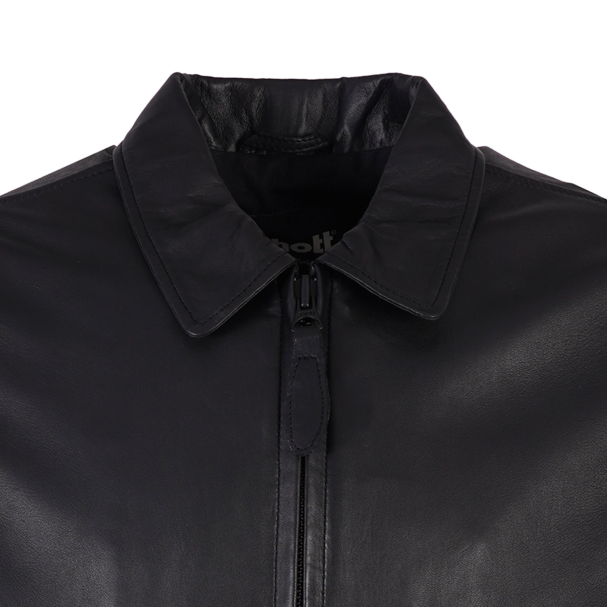 Schott NYC Classic Leather Jacket - Black