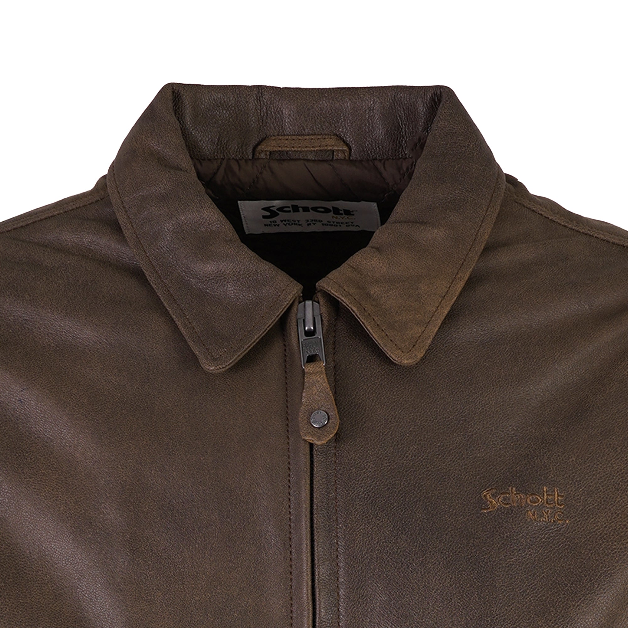 Leather Jacket - Dark Brown