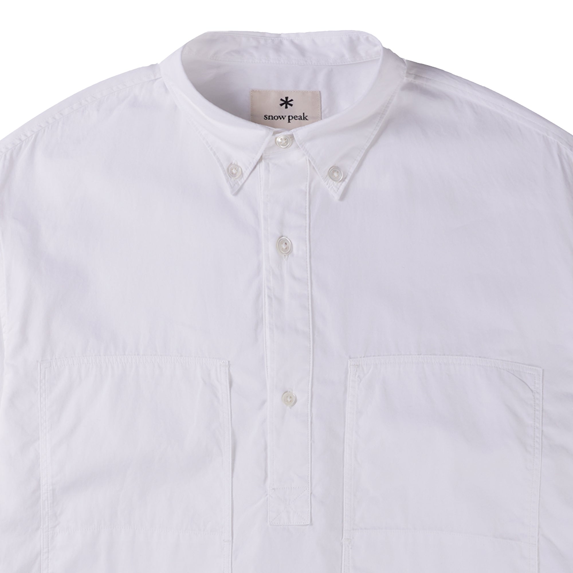 Snow Peak Pullover Shirt - White