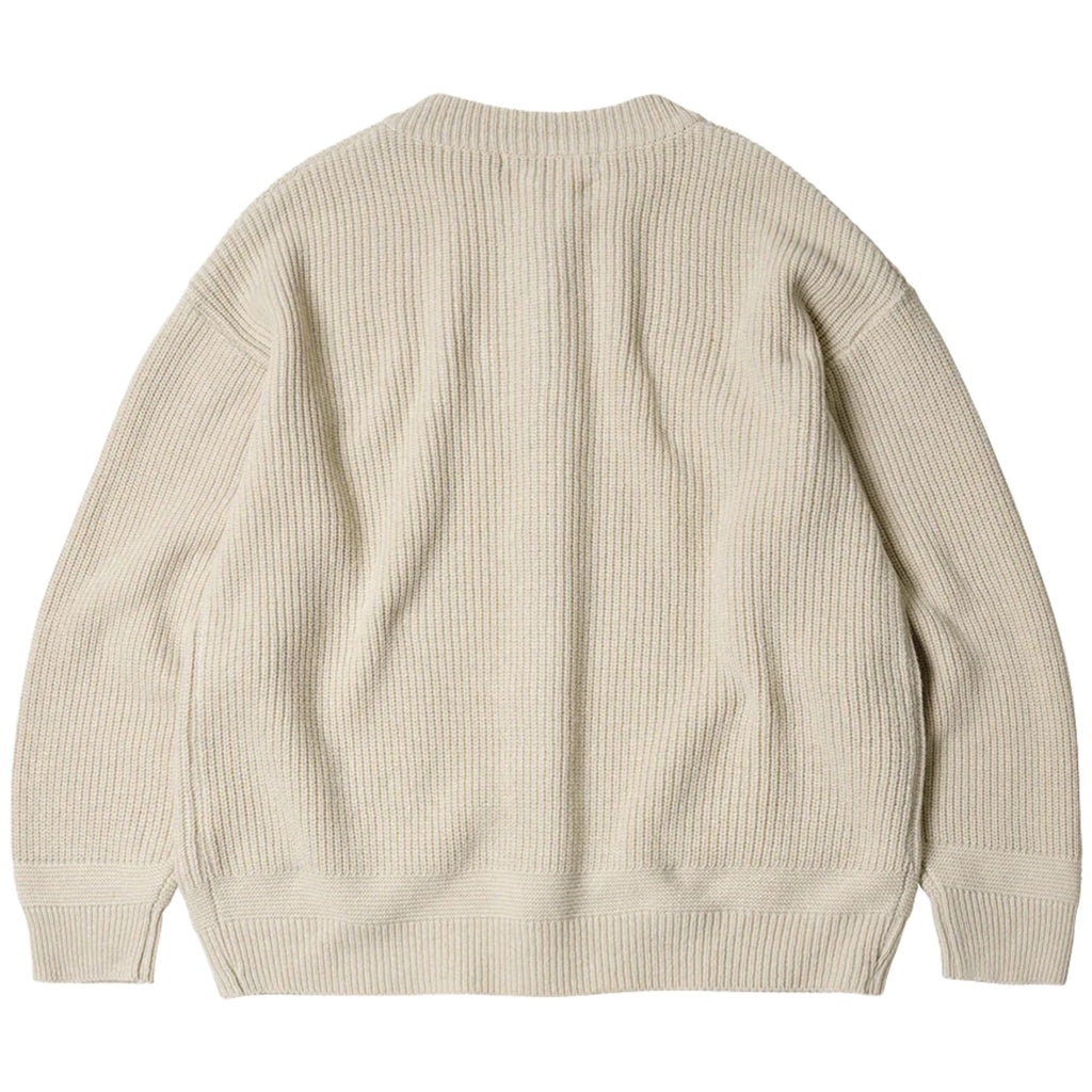 FrizmWORKS Heavy Wool Round Cardigan - Cream