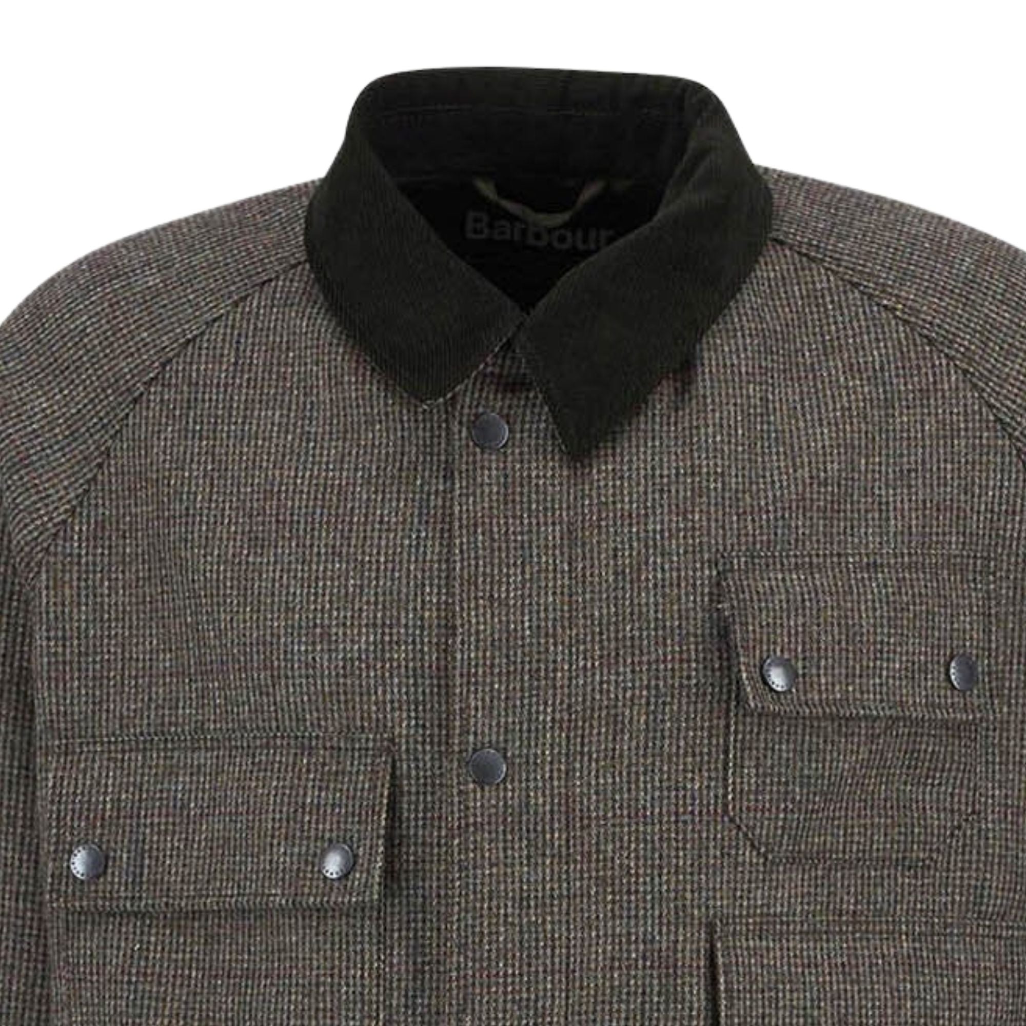 Barbour Editor Wool Jacket - Olive