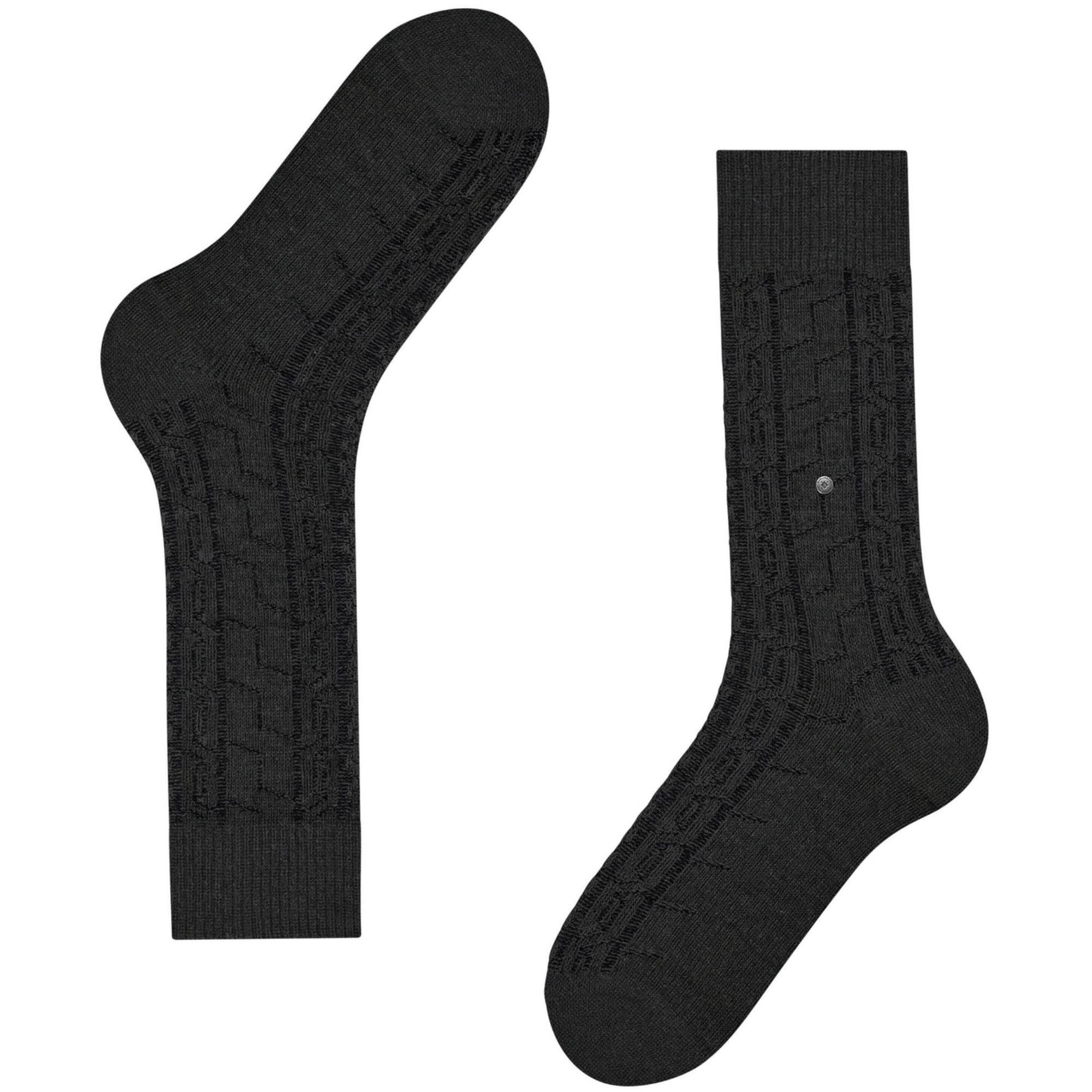 Tweed Socks - Charcoal