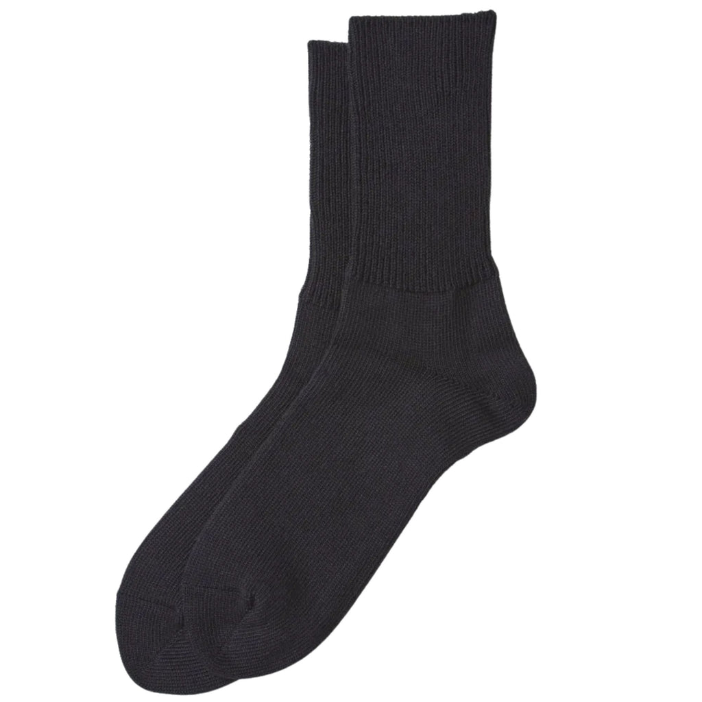 Daily 3 Pack Ribbed Crew Socks - Black
