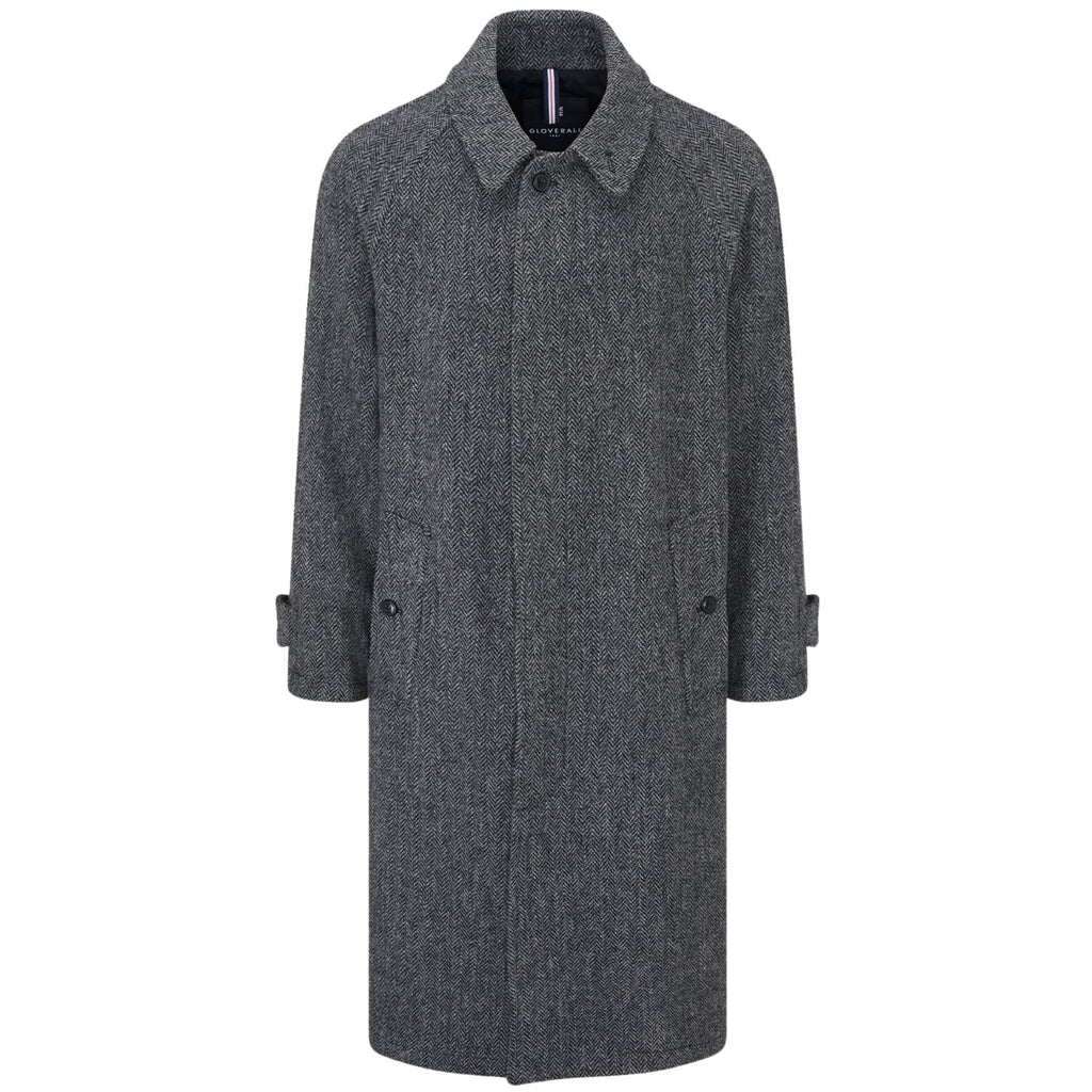 Harris Tweed Coat - Charcoal