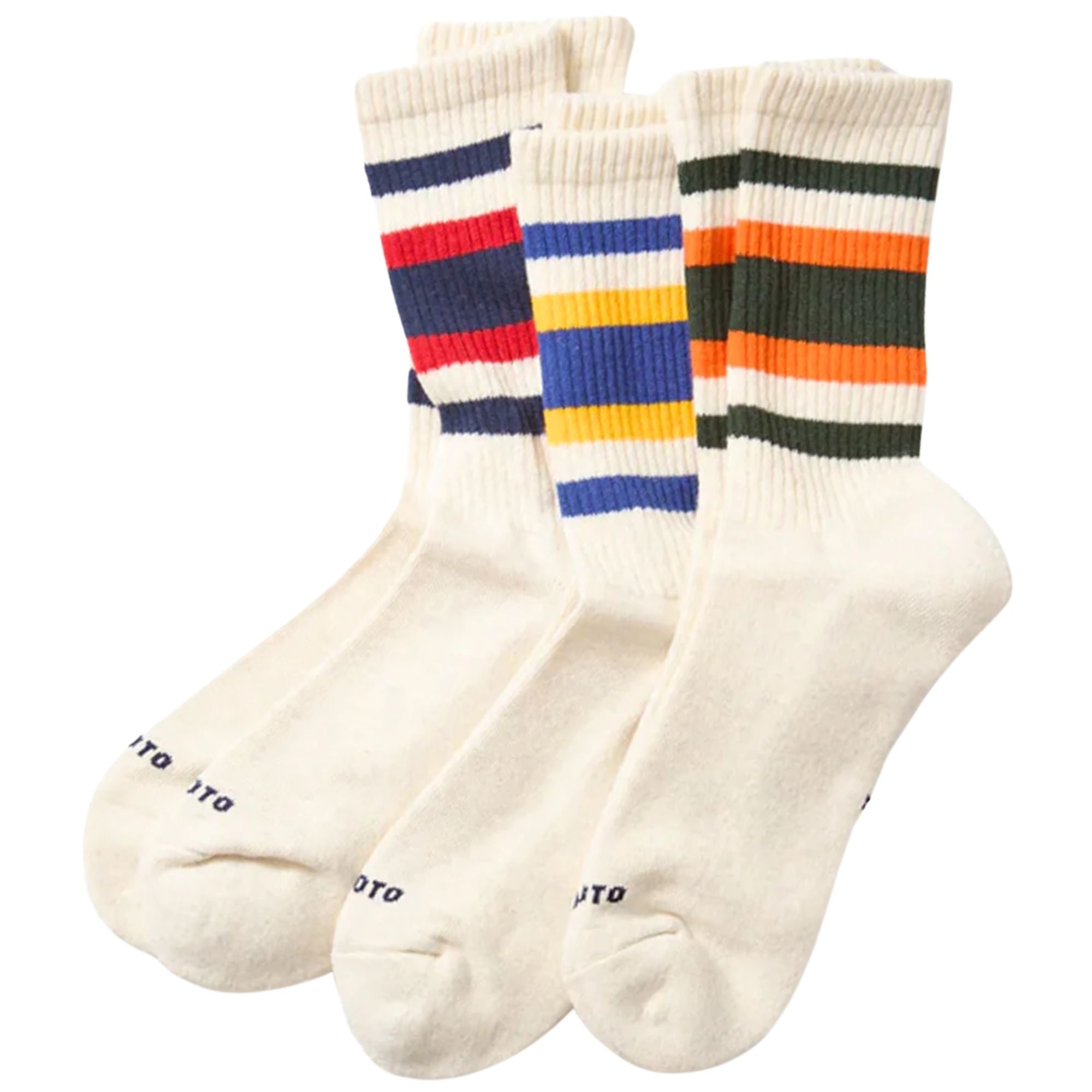 3 Pack Everyday Athletic Socks - Multi