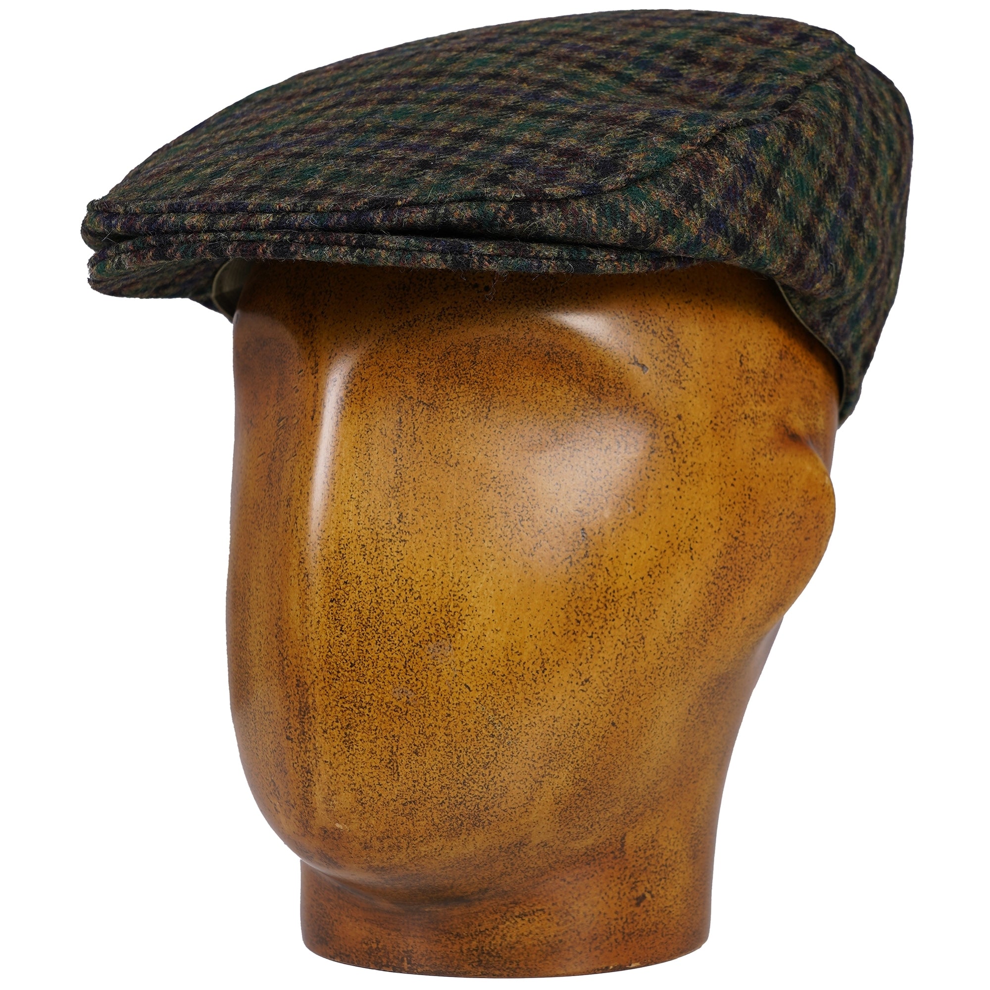 Abraham Moon Flat Cap - Forest Green