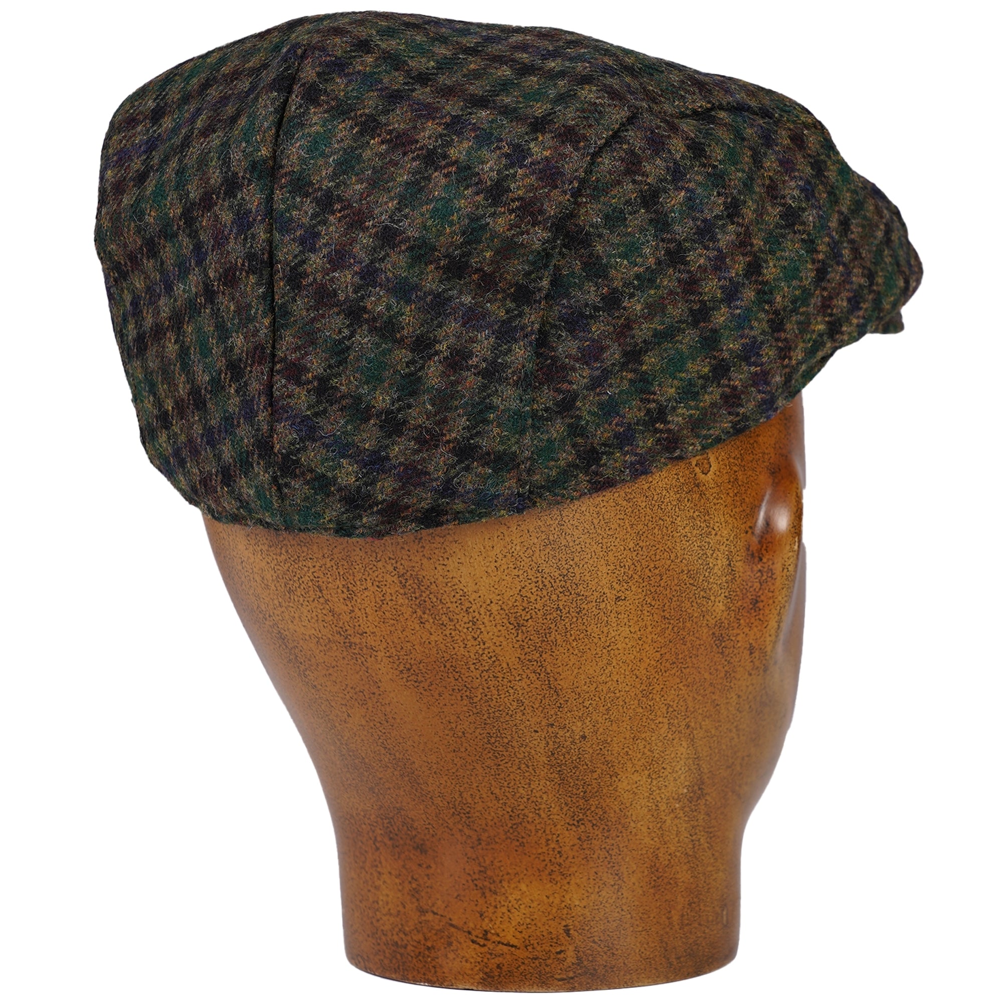Abraham Moon Flat Cap - Forest Green