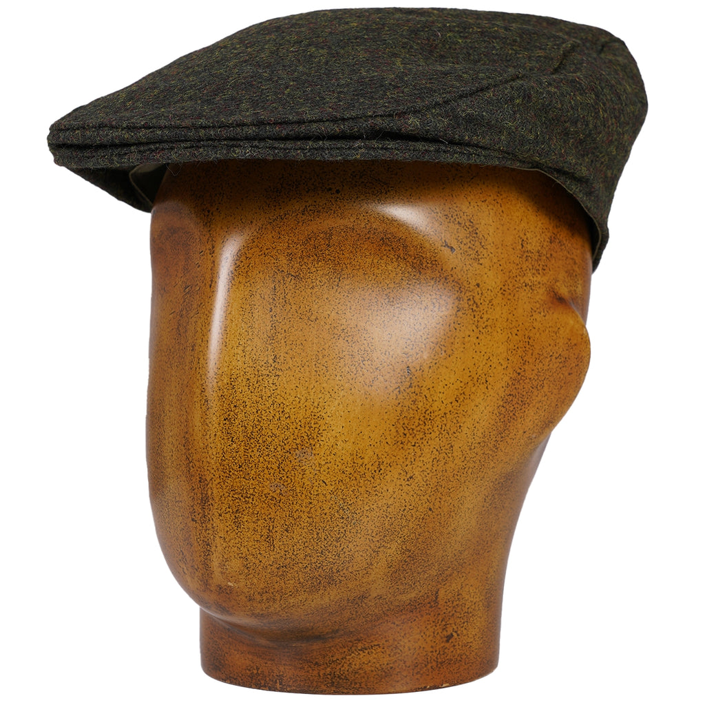 Abraham Moon Flat Cap - Olive