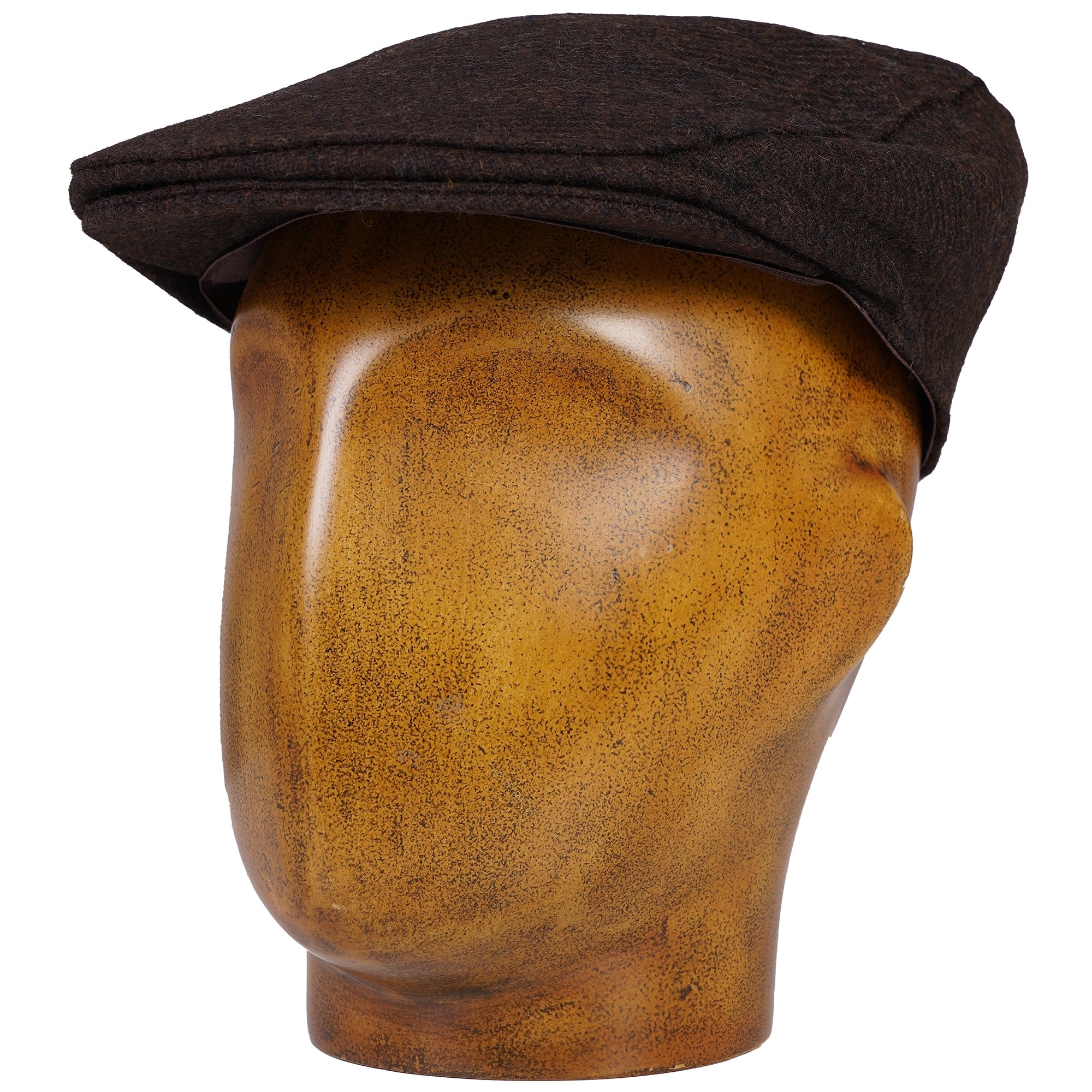 Abraham Moon Flat Cap - Brown