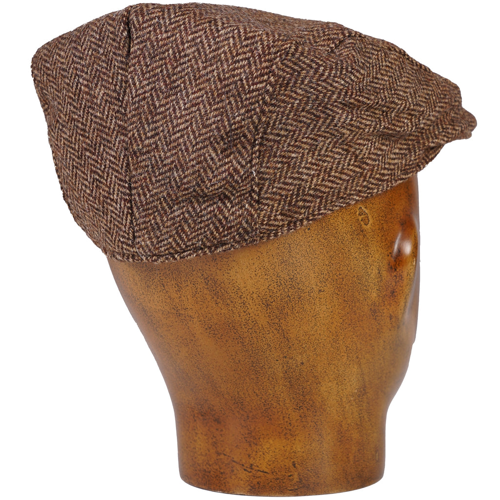 Abraham Moon Flat Cap - Choco