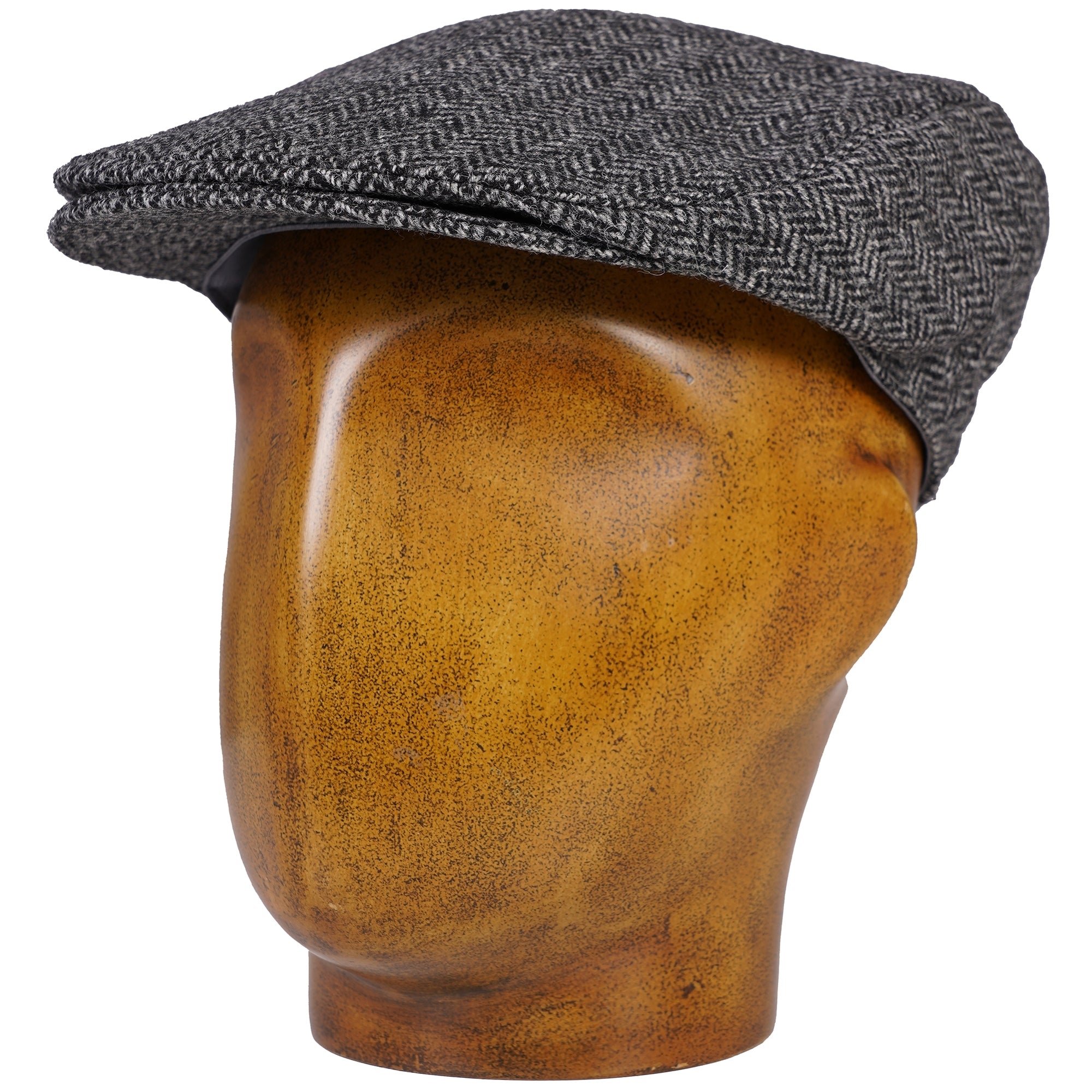 Abraham Moon Flat Cap - Charcoal