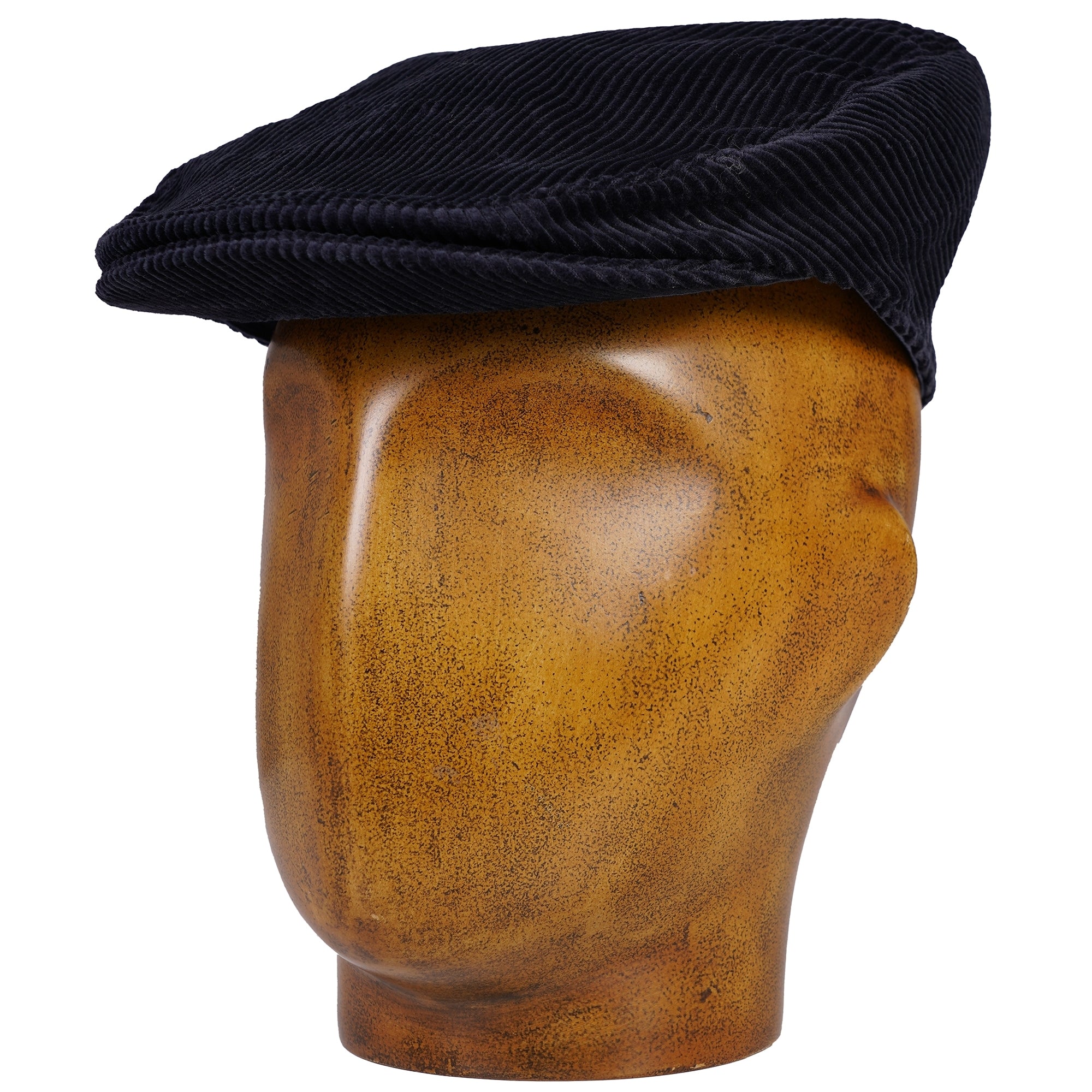 Corduroy Flat Cap - Navy