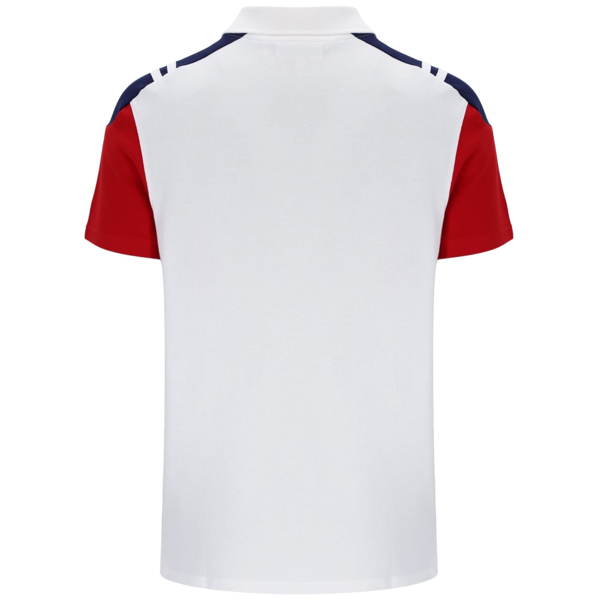 Sergio Tacchini Drive Polo Shirt - White/Adrenaline Rush