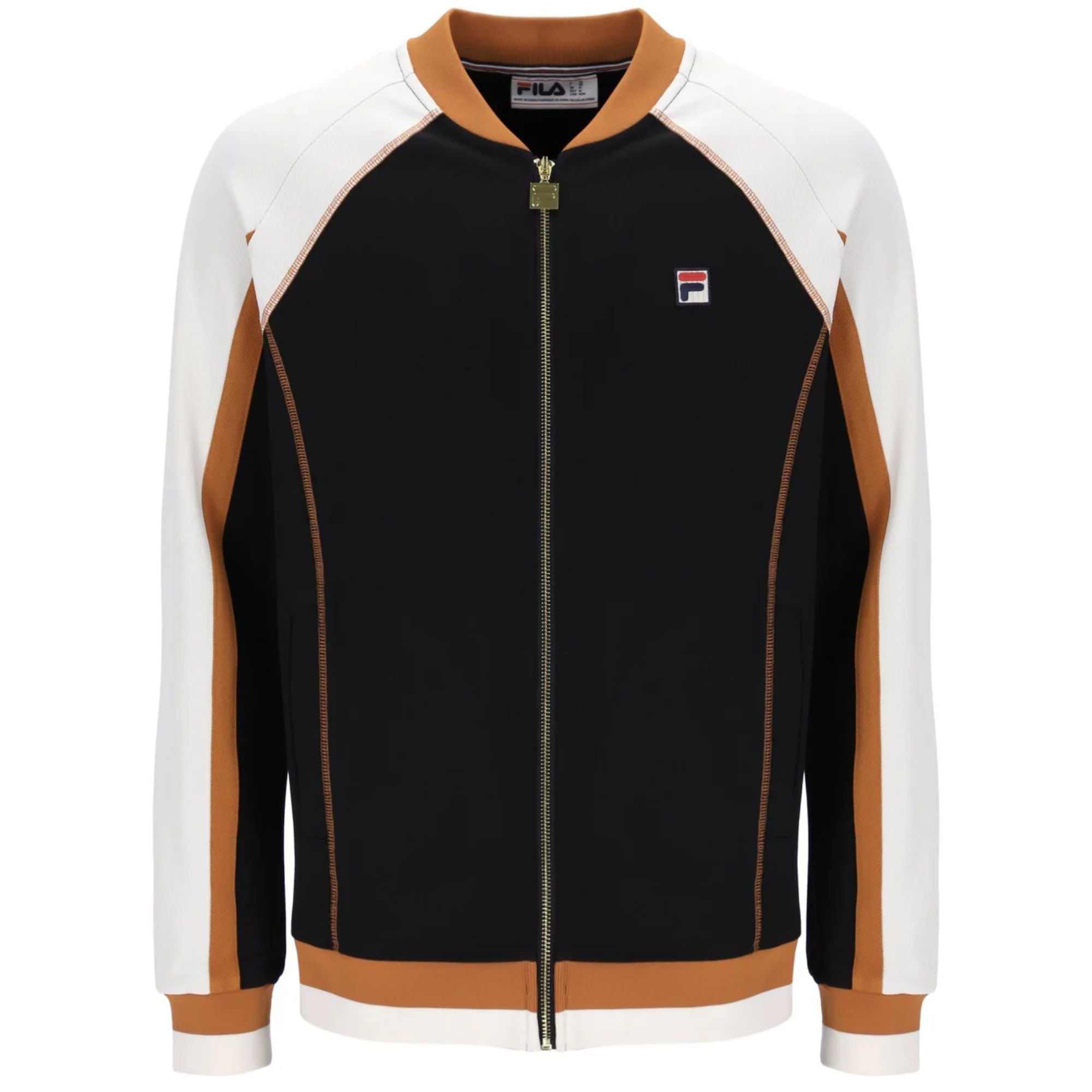 Fila Vintage Eliot Track Top - Black