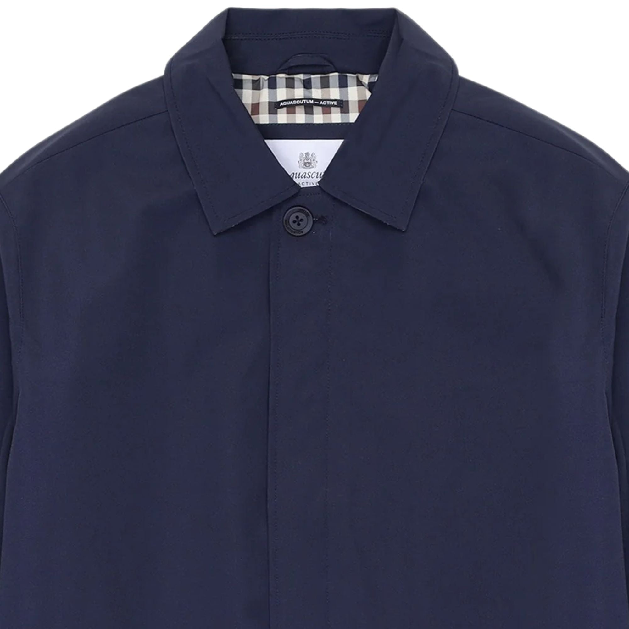 Aquascutum Shell Active Mid Trench Coat - Navy – Stuarts London