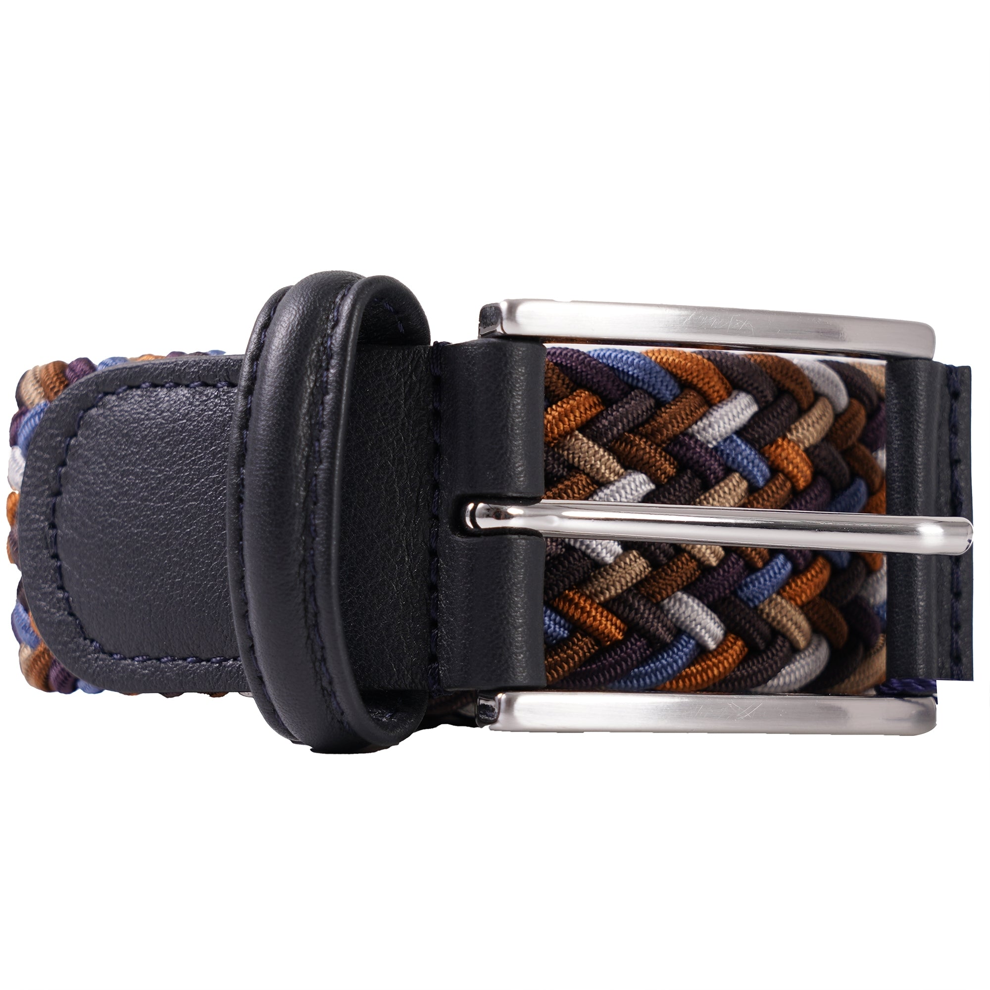 Anderson's Belts Woven Belt - Blue Mix - B0667-NE41 – Stuarts London