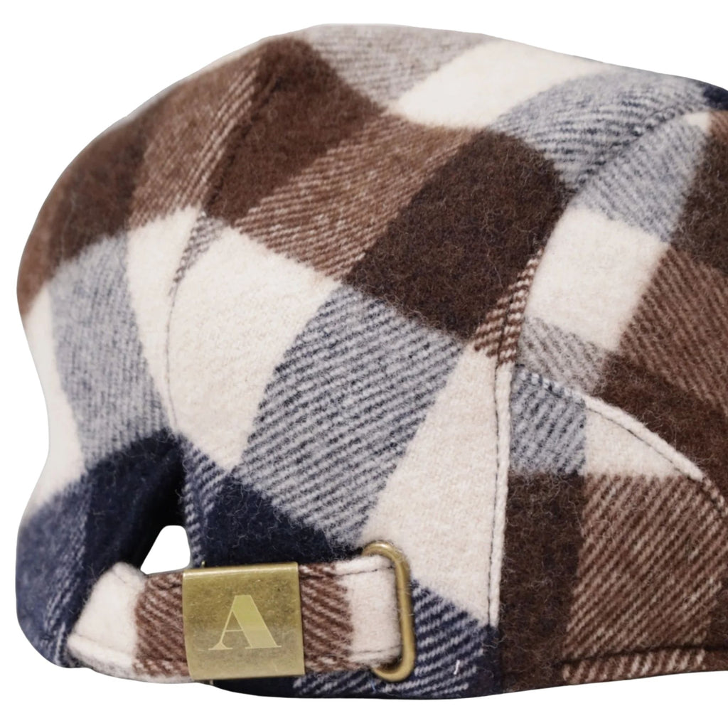 Club Check Flat Cap - Macro Club