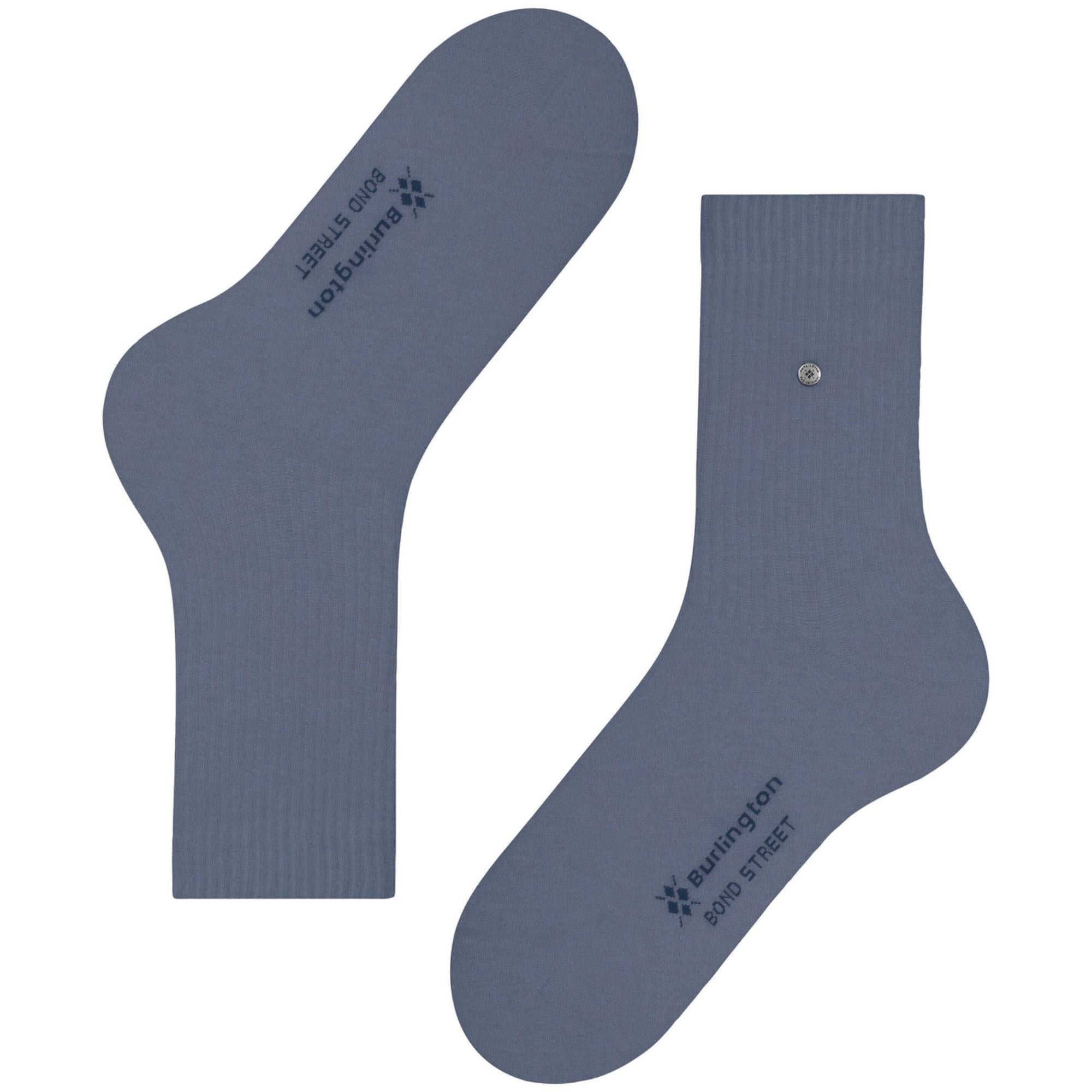 Bond Street Socks - Blue Marl