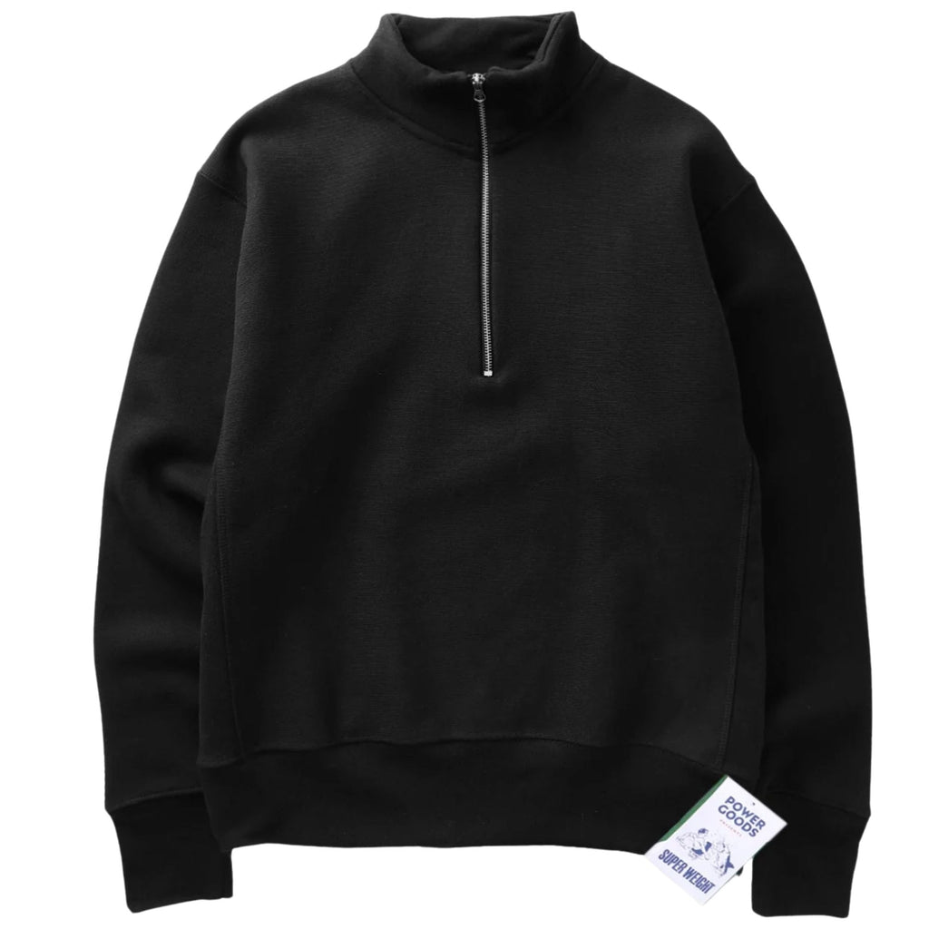 Super Weight Quarter Zip - Black