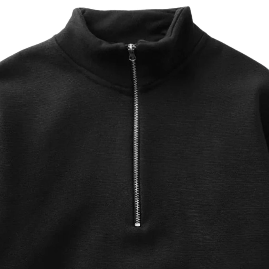 Super Weight Quarter Zip - Black