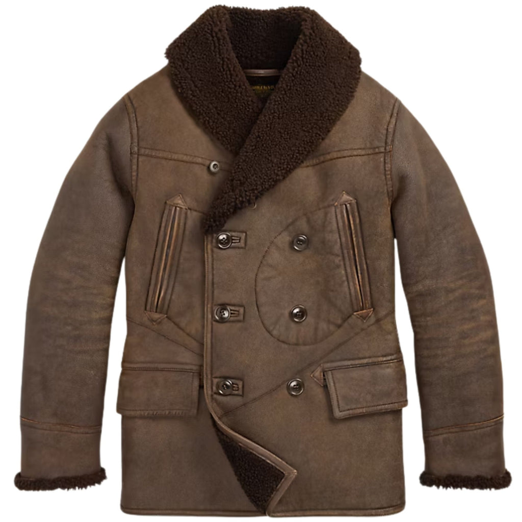Shearling Coat - Brown