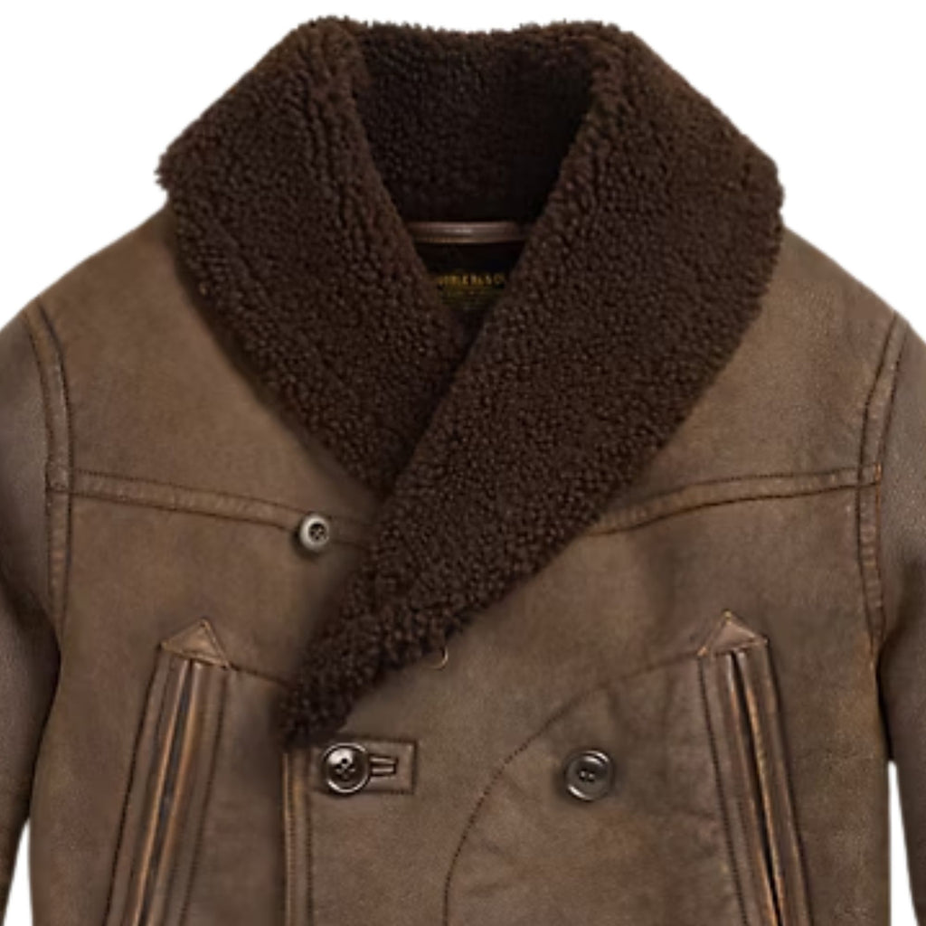 Shearling Coat - Brown