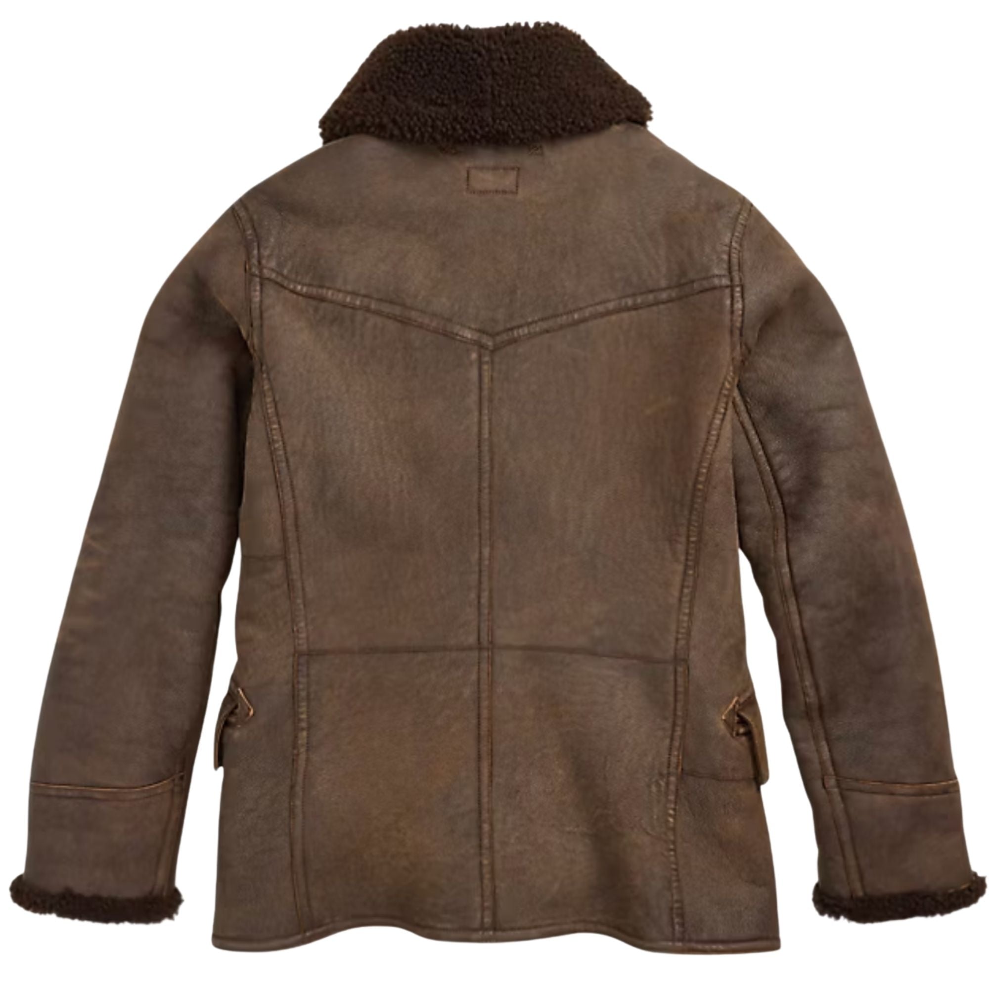 Shearling Coat - Brown