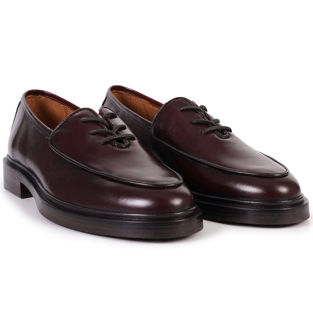 Oli Leather Smart Shoes - Dark Brown