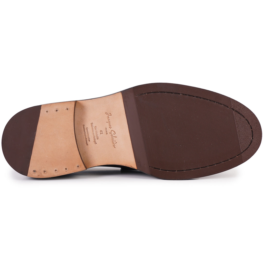 Oli Leather Smart Shoes - Dark Brown