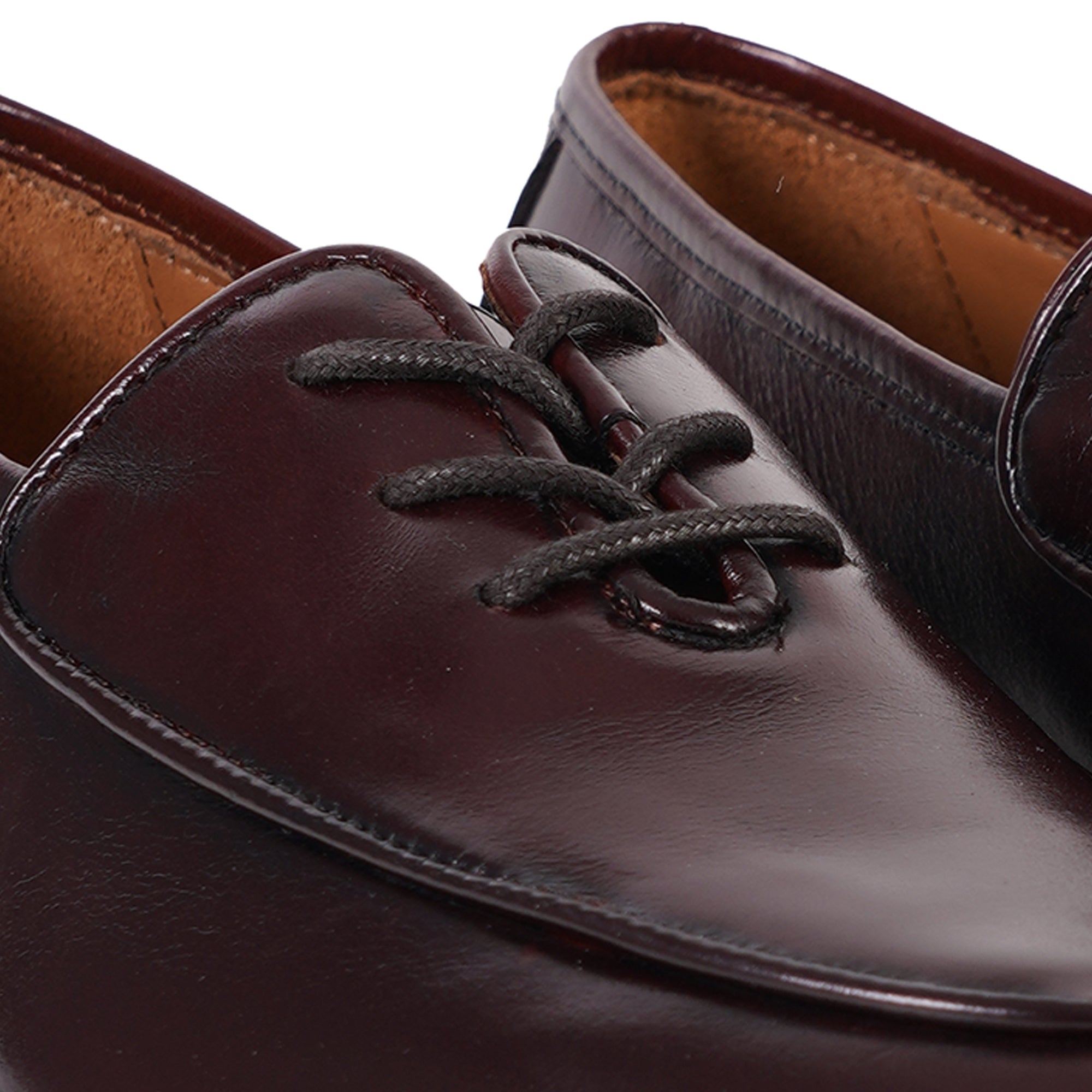 Oli Leather Smart Shoes - Dark Brown