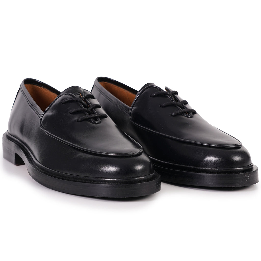 Oli Leather Smart Shoes - Black