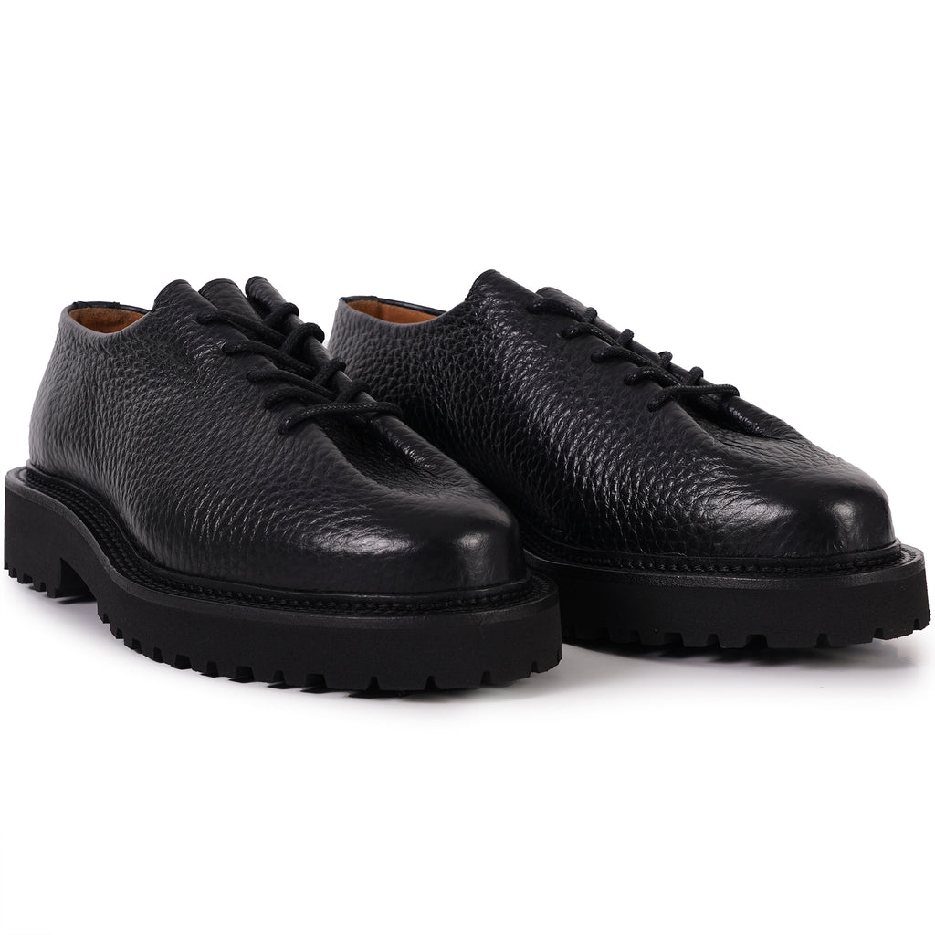 Edouard Lug Smart Shoes - Black