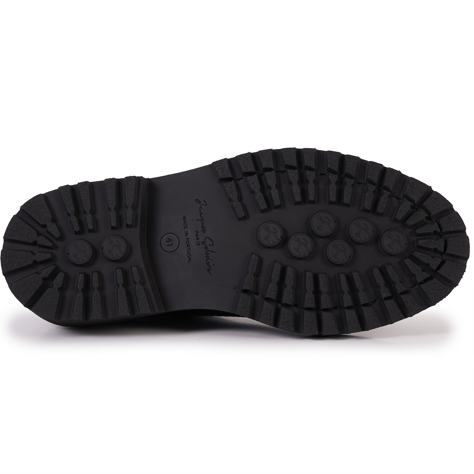 Edouard Lug Smart Shoes - Black