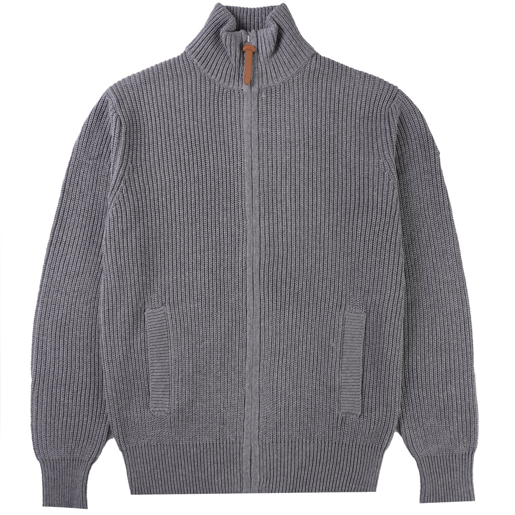 Schott NYC Funnel Neck Jumper - Grey