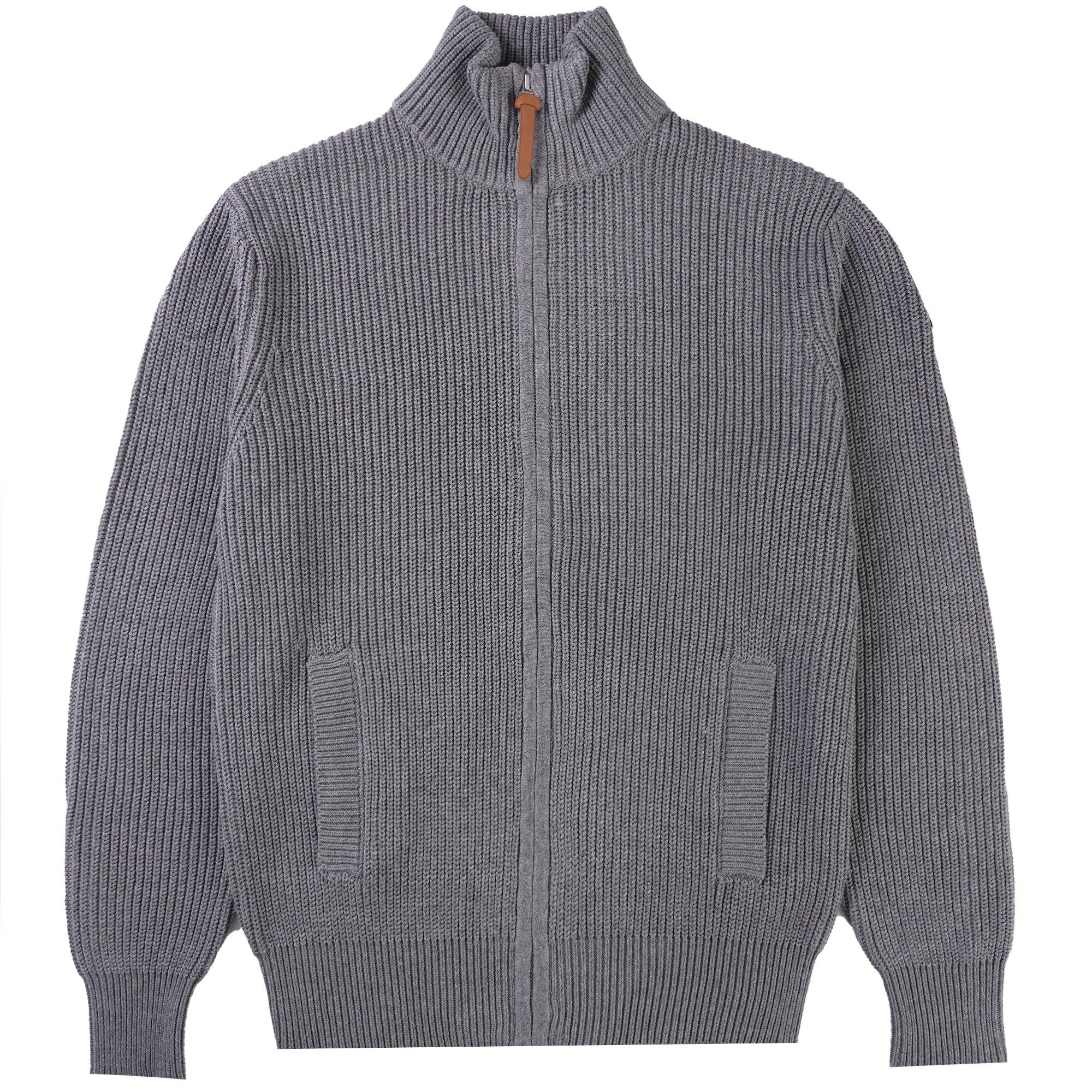 Schott NYC Funnel Neck Jumper - Grey