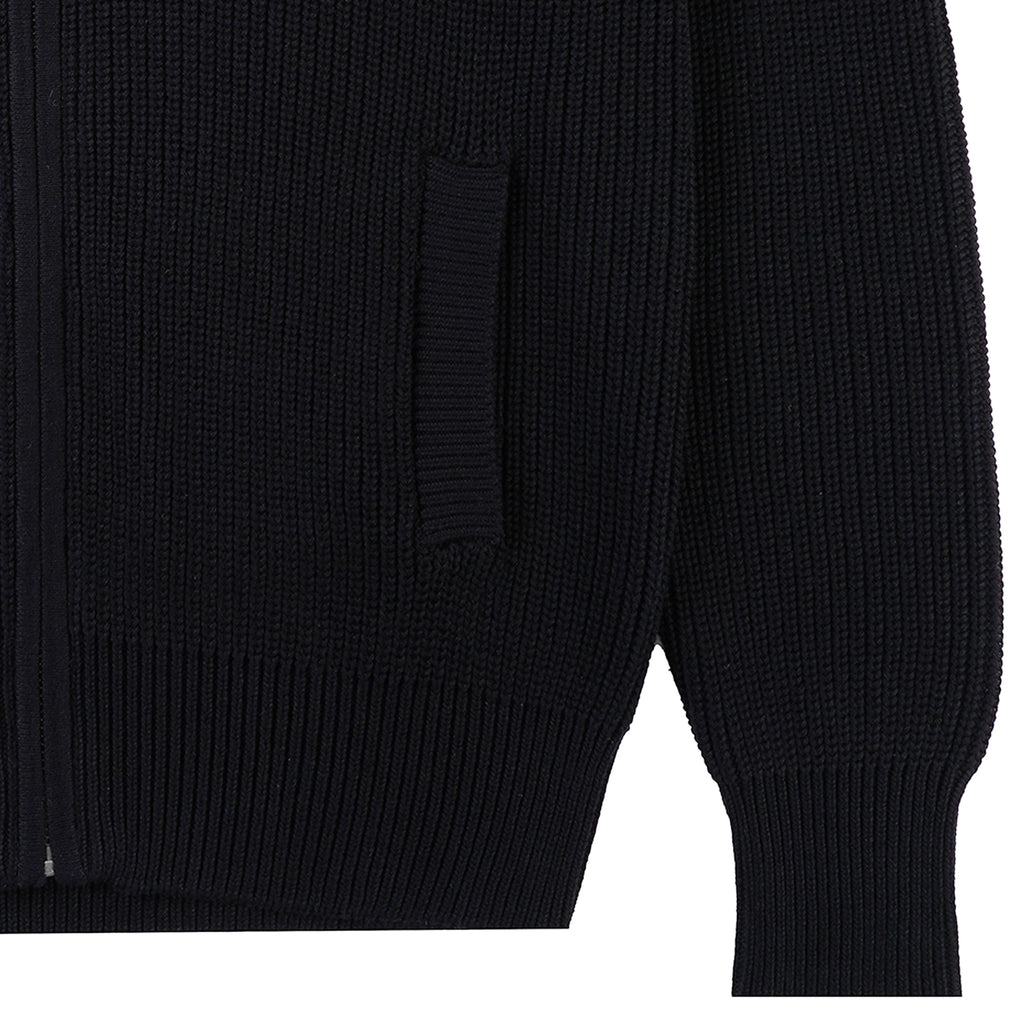 Schott NYC Funnel Neck Jumper - Black