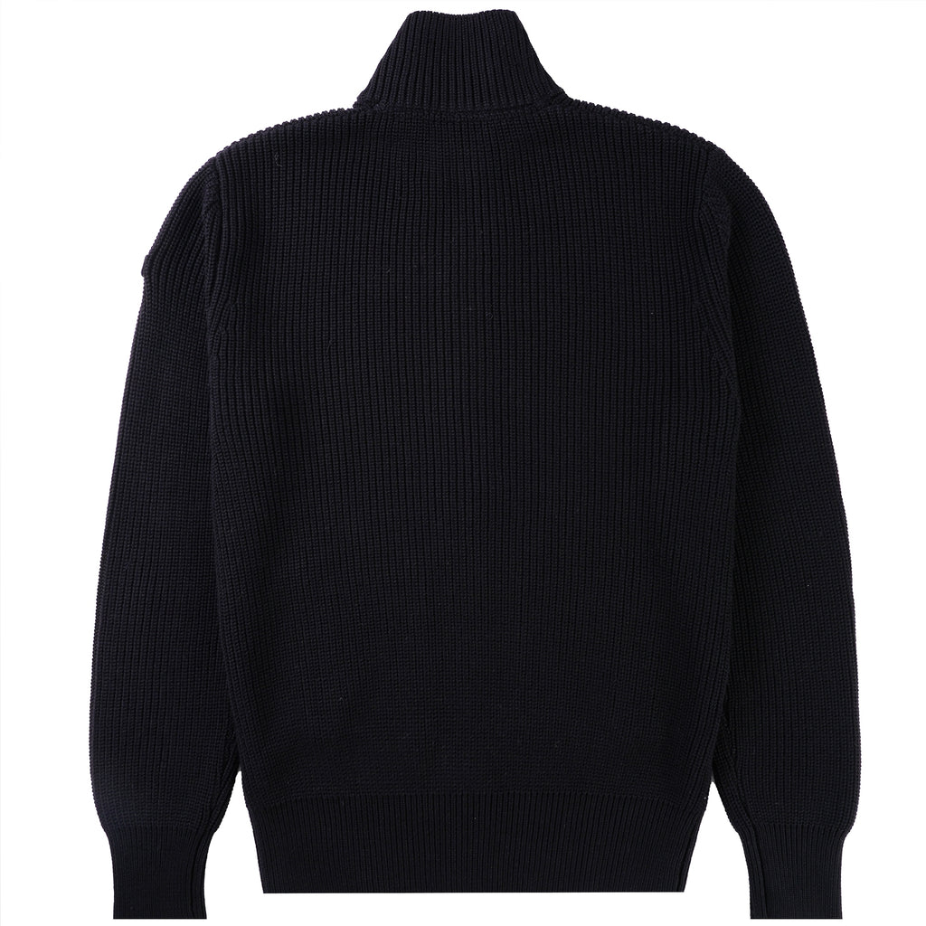 Schott NYC Funnel Neck Jumper - Black
