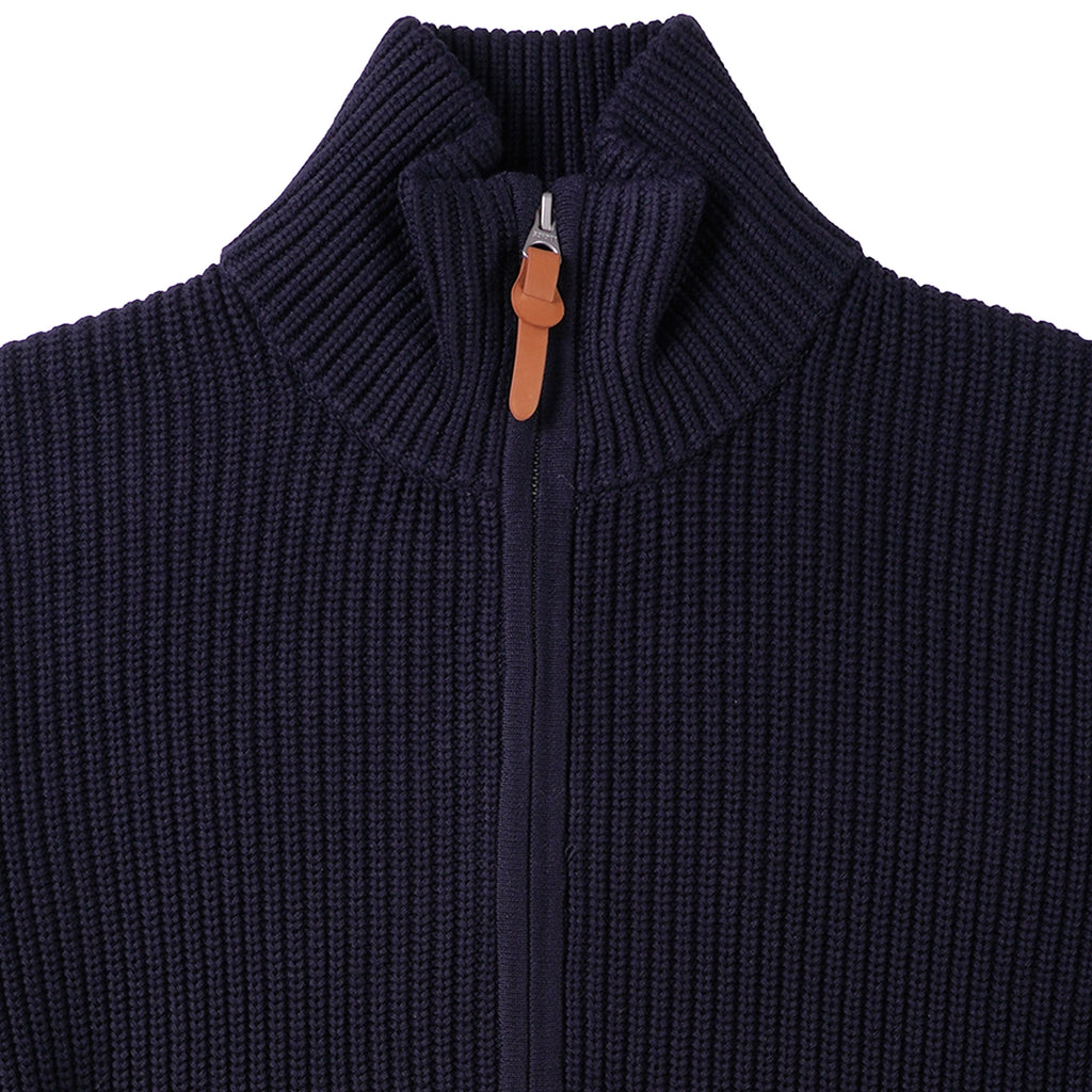 Schott NYC Funnel Neck Jumper - Navy