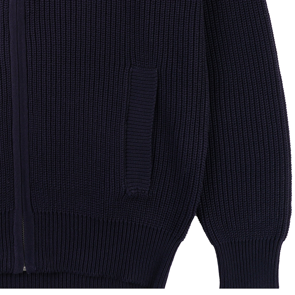 Schott NYC Funnel Neck Jumper - Navy
