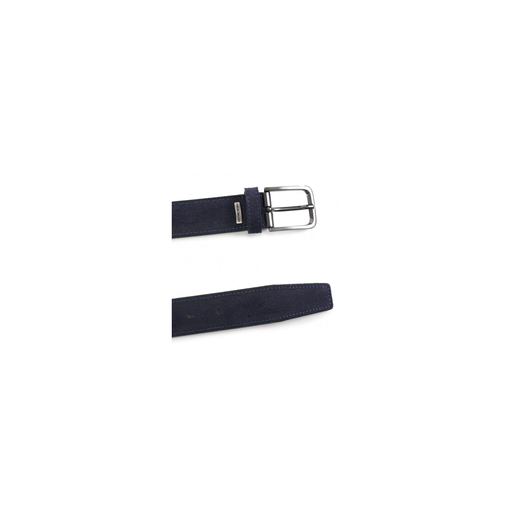 Suede Belt - Navy