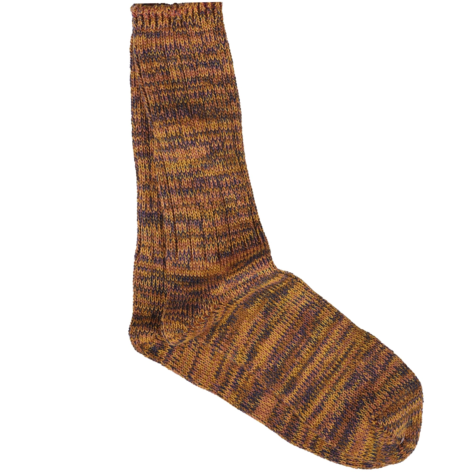 5 Colour Mix Crew Socks - Yellow